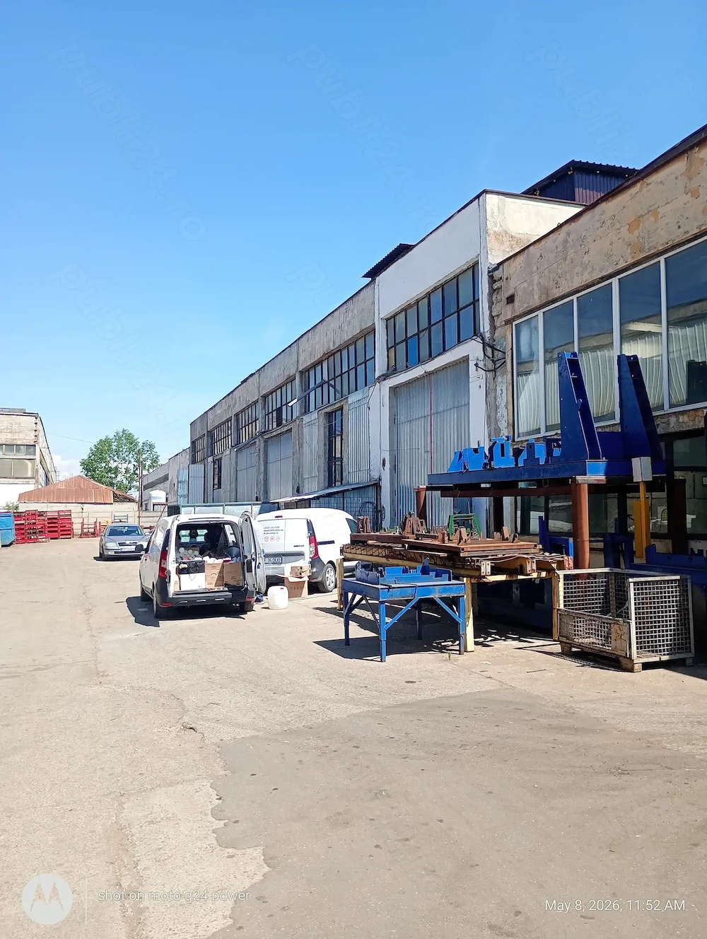 Inchiriez Hala Ploiesti 745 mp, productie, sudura, confectii metalice, depozit 
