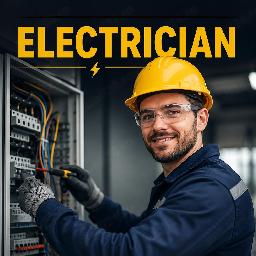 Angajam electrician | turda  c.turzii  cluj