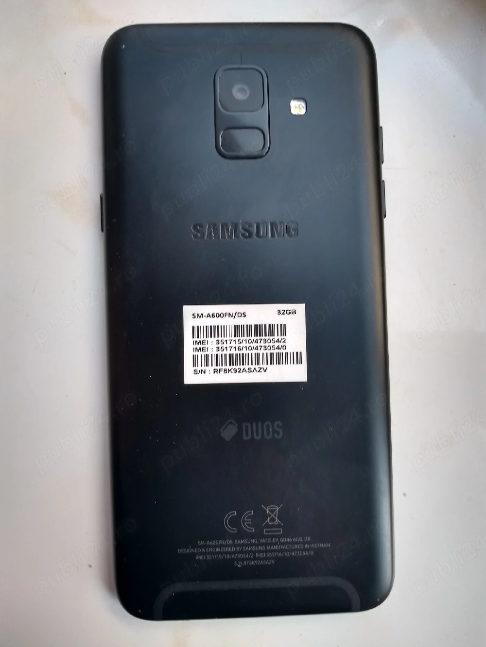 Samsung A6 dual SIM 