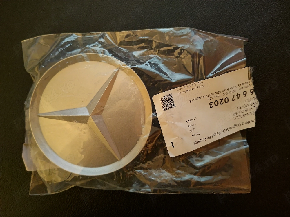 Capac Janta Mercedes - 75MM - Original B 66 47 02 03 75 