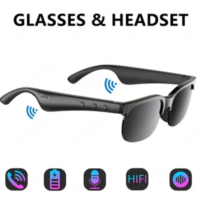 Ochelari de soare bluetooth - unisex (NOU)