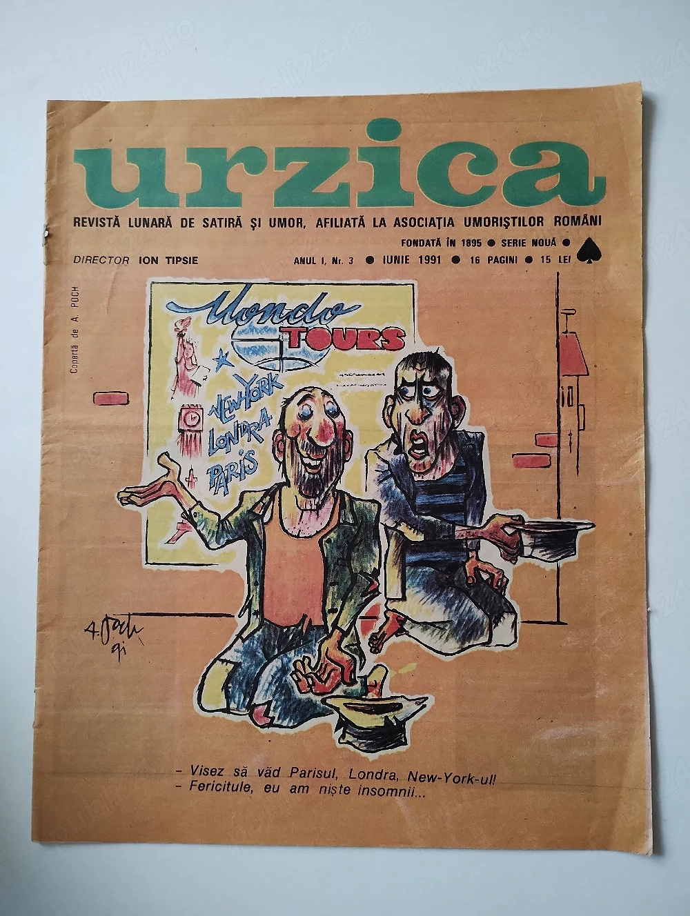 333. Revista de umor, Urzica nr. 3, 1991