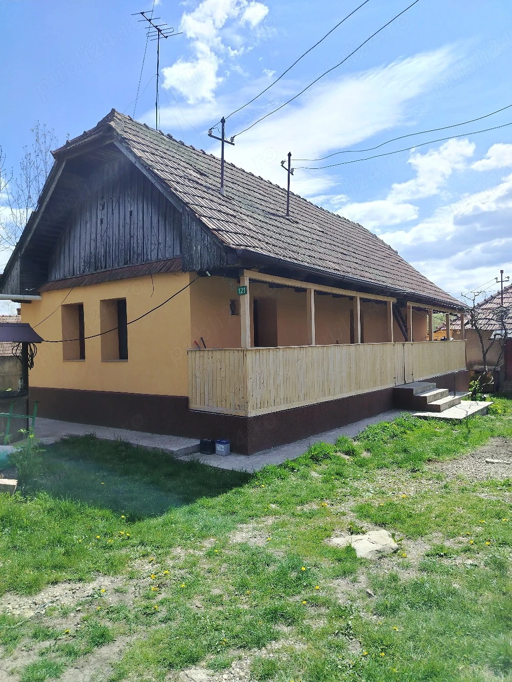 Vând schimb casă cu teren 3800 mp în Rediu, 16 km de Cluj