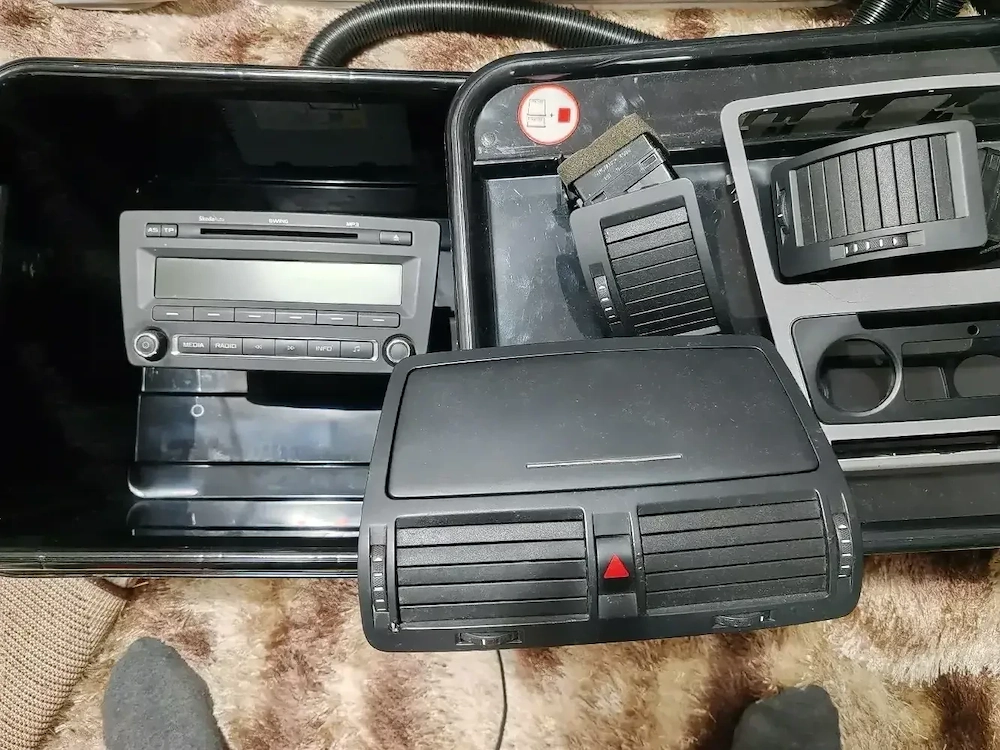 Radio CD+Grile Aer Skoda Octavia 2 Facelift 