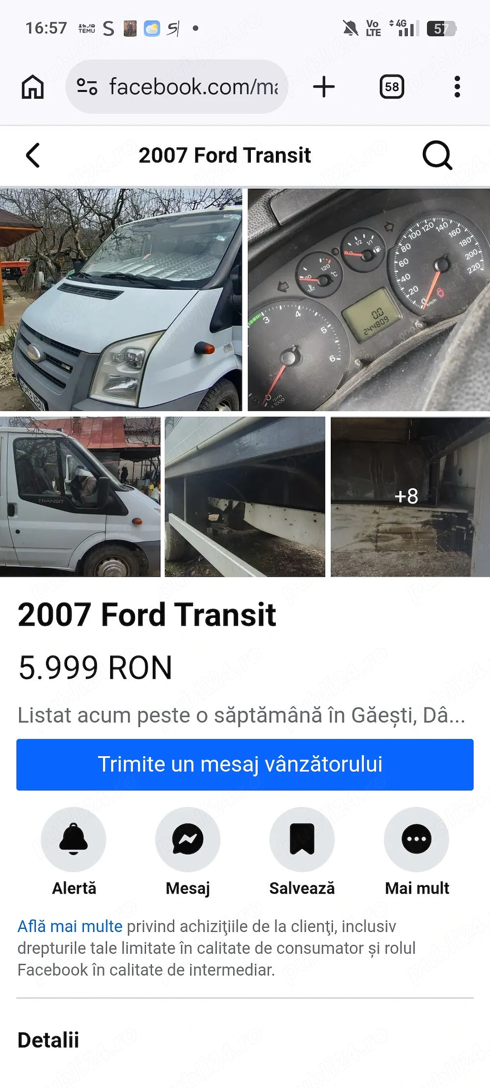 	Ford Tranzit 2007 