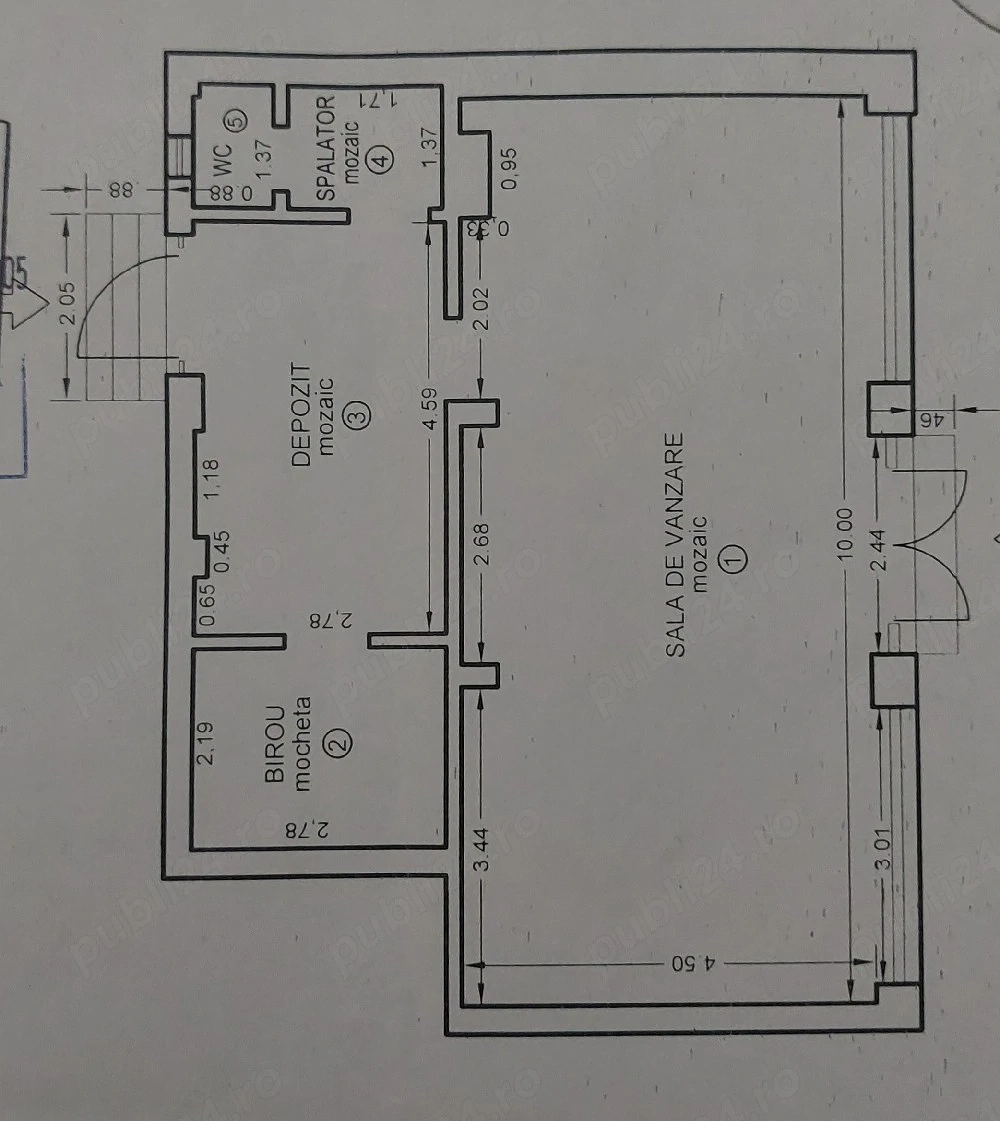Inchiriez spatiu comercial
