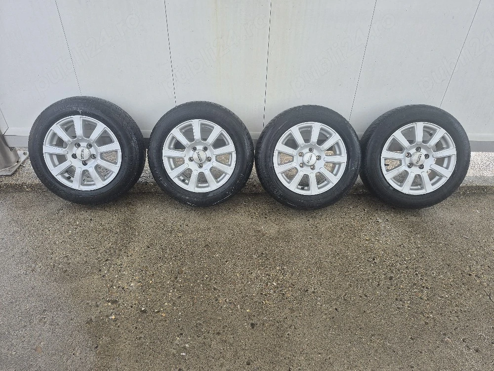 Jante Aliaj 165/70/14 5x100 pt Vw Polo, Skoda Fabia, Audi, etc, cu cauciucuri vara