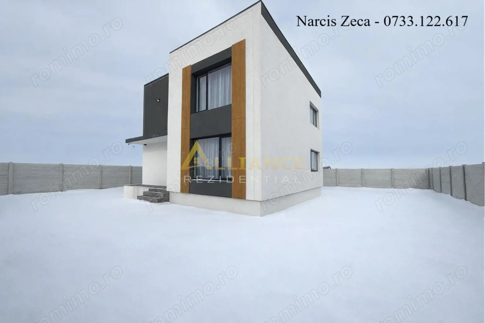 Casa individuala P+1E - 3 camere 2 bai - teren 407mp