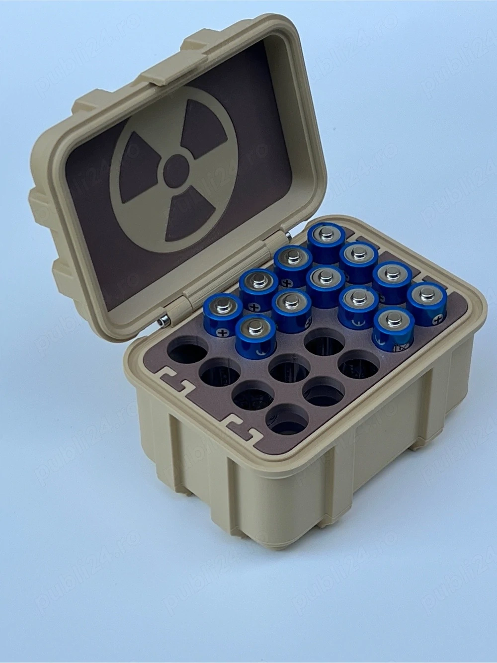 Organizator baterii AA | Ammo Crate Box | Cutie depozitare EDC | Camping   Outdoor   Birou   Airsoft