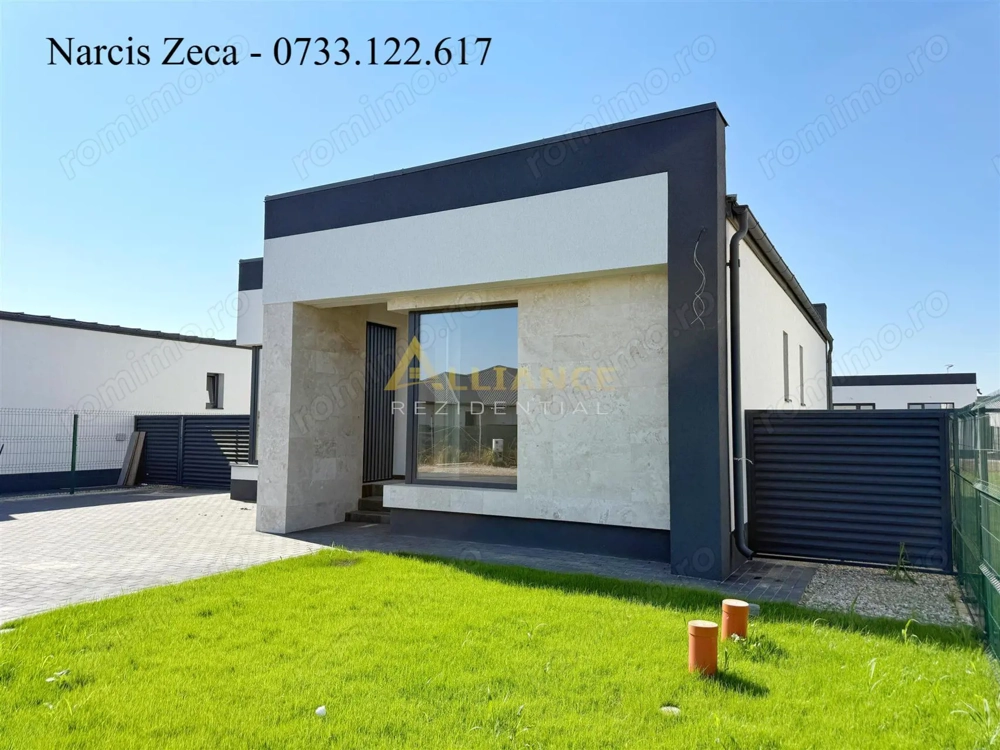 Casa individuala parter - 3 camere 2 bai + dressing - teren 330 mp - 2 minute STV