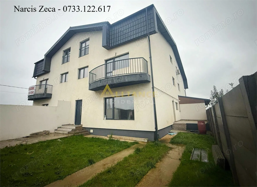 Casa tip quadruplex - 6 camere 3 bai - teren 250mp