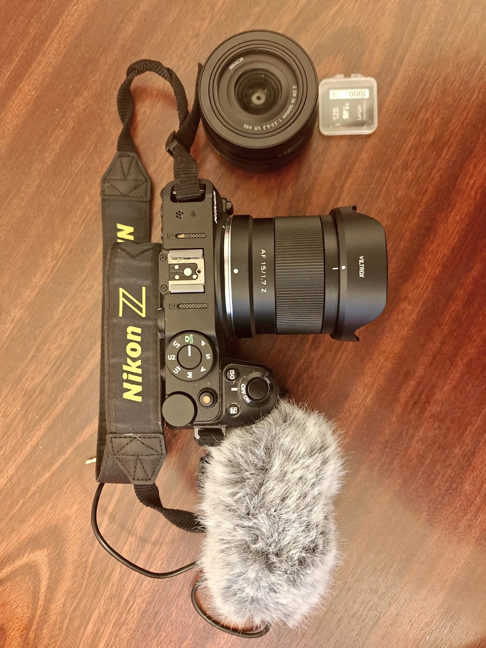 Kit complet Nikon Z30 + 2 obiective + microfon + card   3.596 cadre
