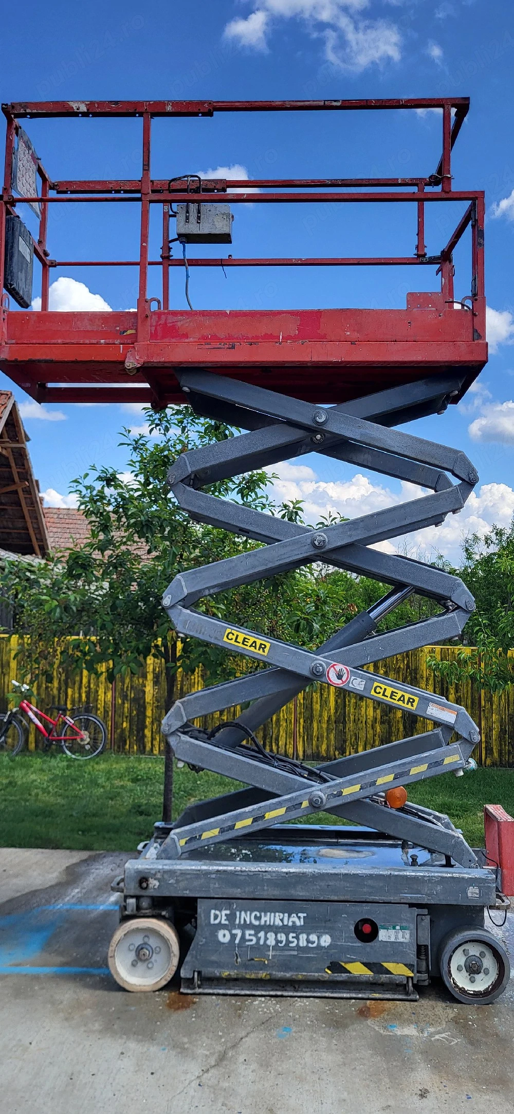 2013 nacela electrica  skyjack