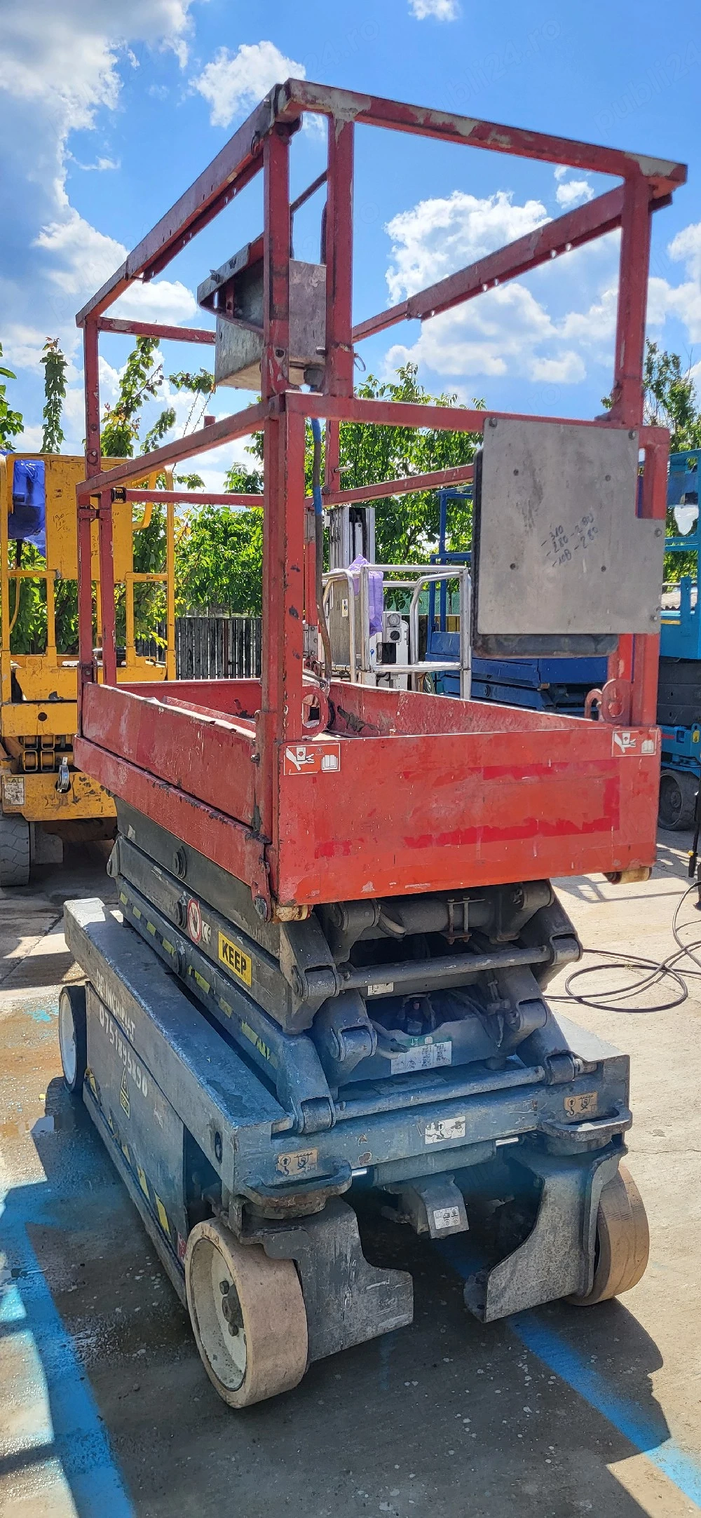 2013 nacela electrica  skyjack
