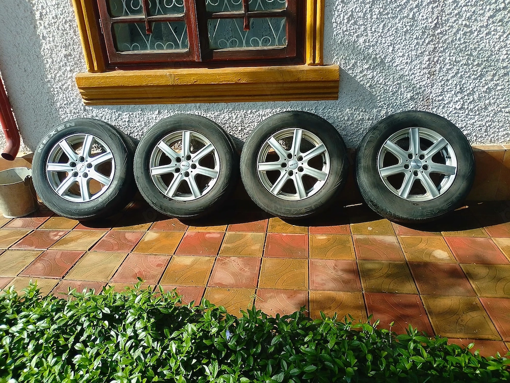 Vand jante aliaj cu cauciucuri de vara marca  NEXEN PLUS 2015/65/R16 Tel :0774903697