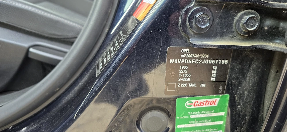 Vand opel astra