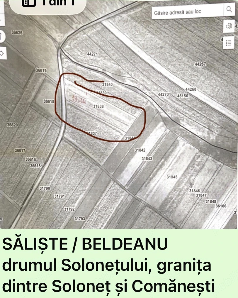 Vând teren agricol 