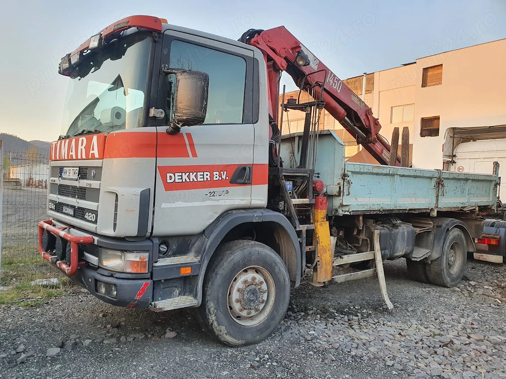 Macara Scania 420 4x4 basculabila