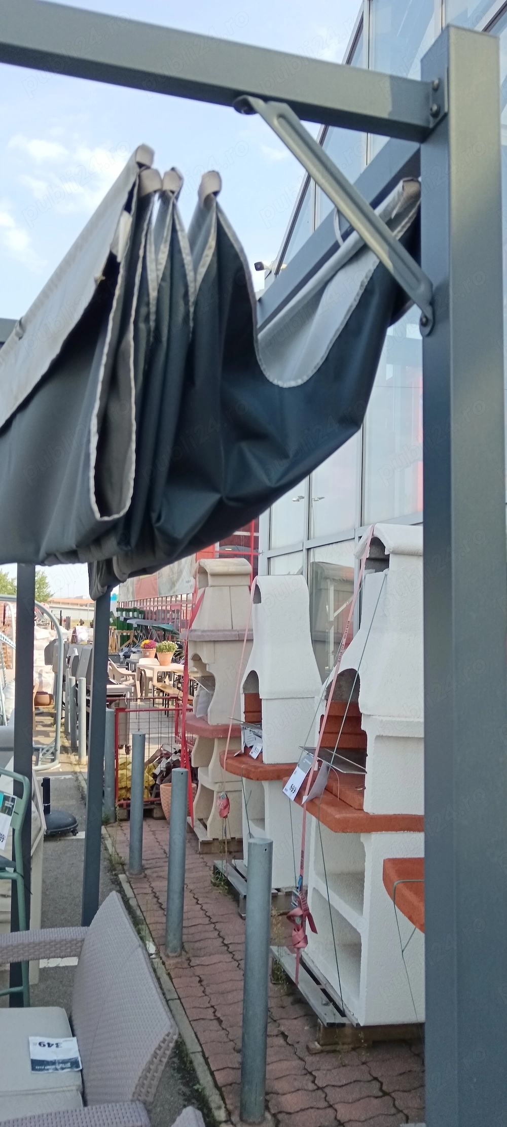 Vand Pergola   Terasa Noua   Dimensiune 3 X 3 