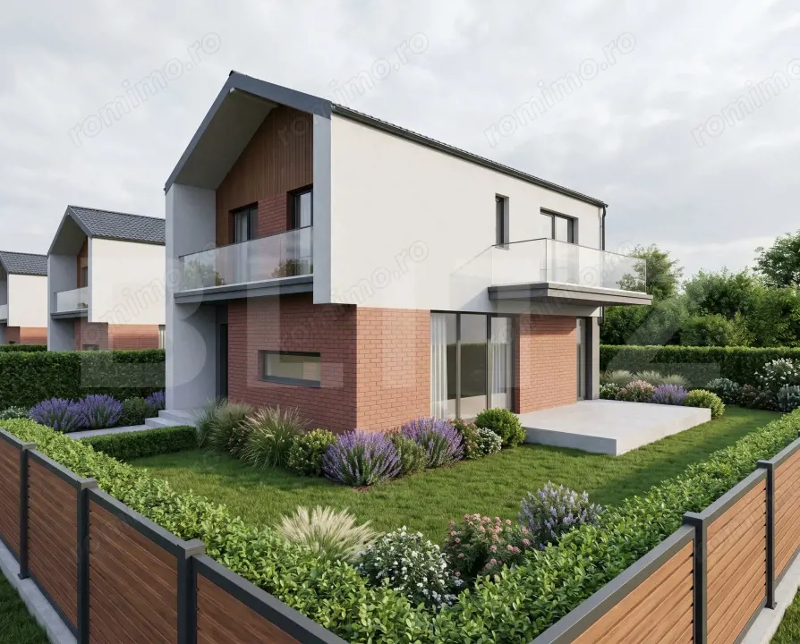 Casa noua cu design modern | 90 mp utili | Gradina 680 mp 