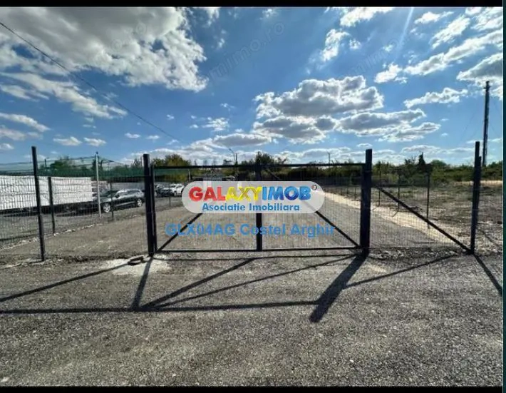 Inchiriem 1000 mp teren pentru parc auto , la DN65B