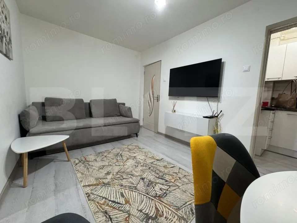  Apartament cu 2 camere LUX | Parter | Complet mobilat și utilat Pietonala HD