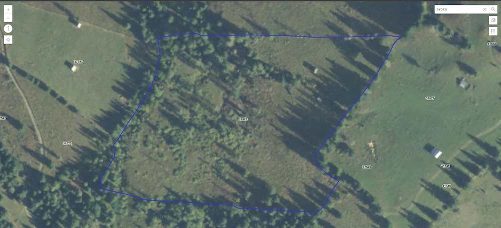 Teren în județul Suceava, comuna Pojorâta   zona Valea Străjerilor