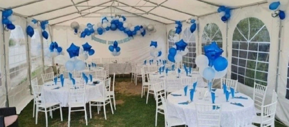 Închiriez cort profesional 6x12x2,5m , complet utilat.