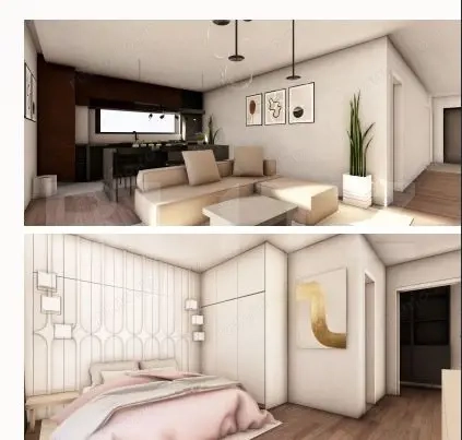 Apartament open space 3 camere 104.12 mp în ansamblu cu 0% Comision la Achiziție