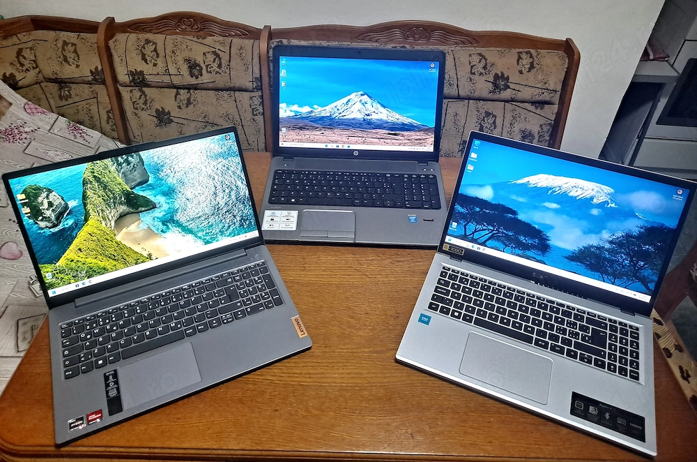 Vand laptopuri LENOVO , ACER , HP , DELL cu i3 ,i5 , AMD Ryzen , Refurbished Ieftine !