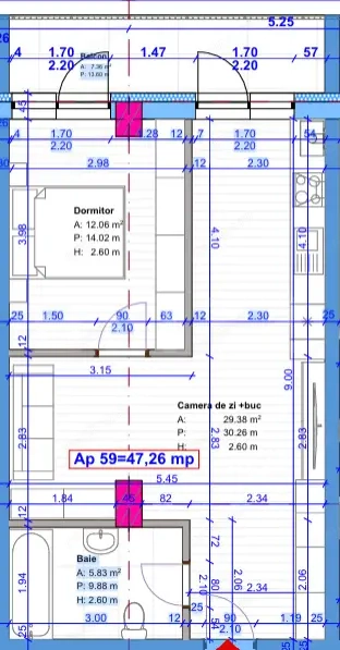 COMISION 0 !! Apartamente 1-3 camere, 37-60 mp, intermediar, garaj, zona Terra