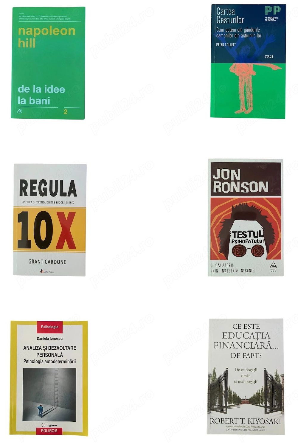 Carti de dezvoltare personala, educatie financiara, comunicare, psihologie