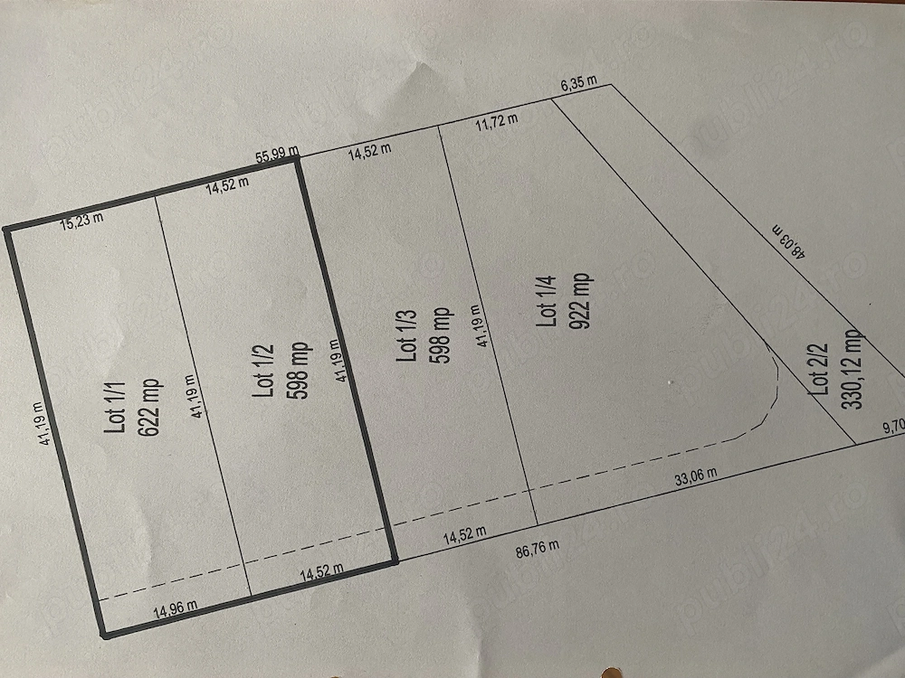 Teren Muntele Gaina  _622 mp _Padurea Baneasa pret 217.700 EUR +tva