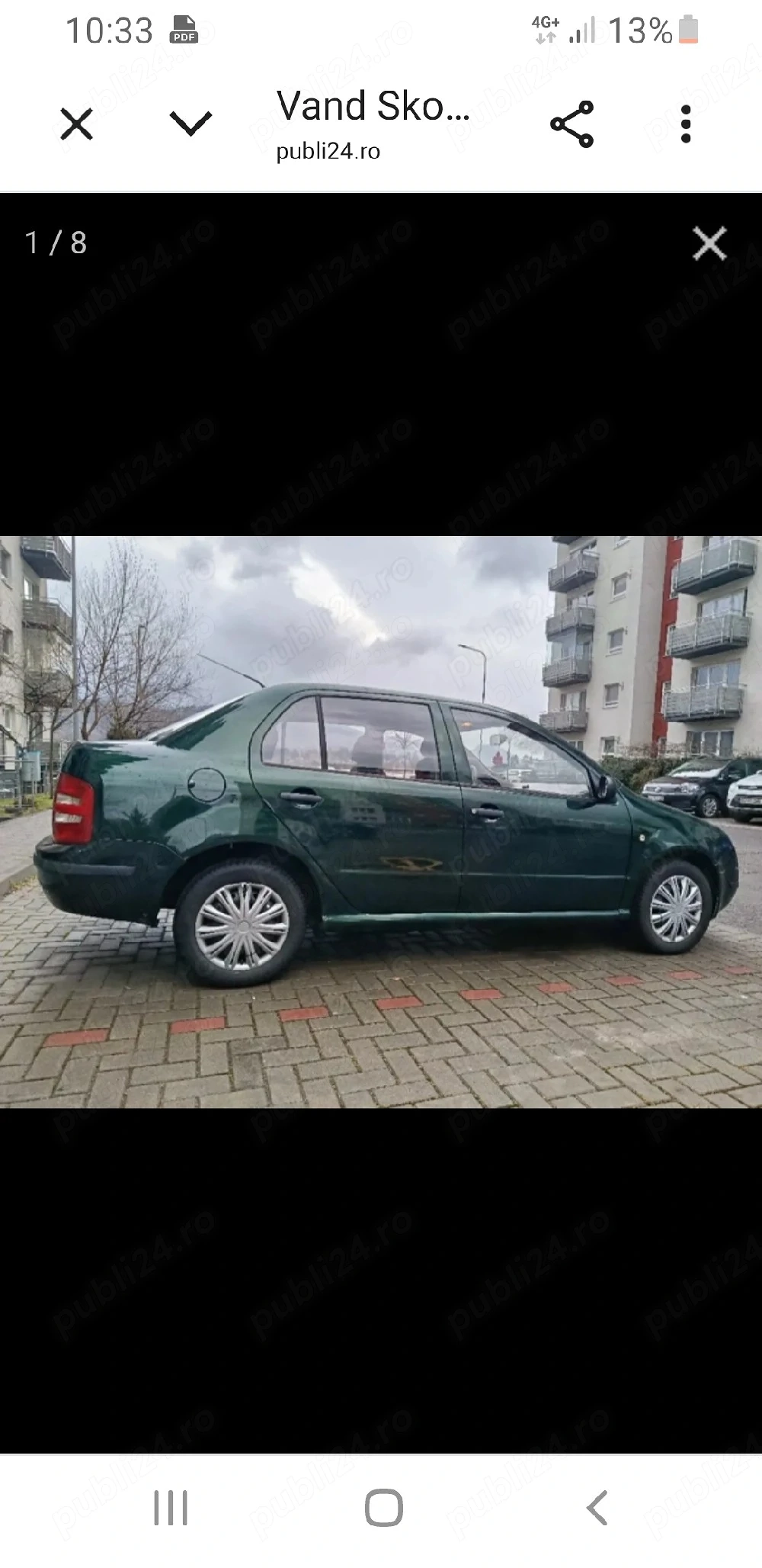 Skoda fabia 1.2 htp  2004  EURO 4   Înmatriculat ro 