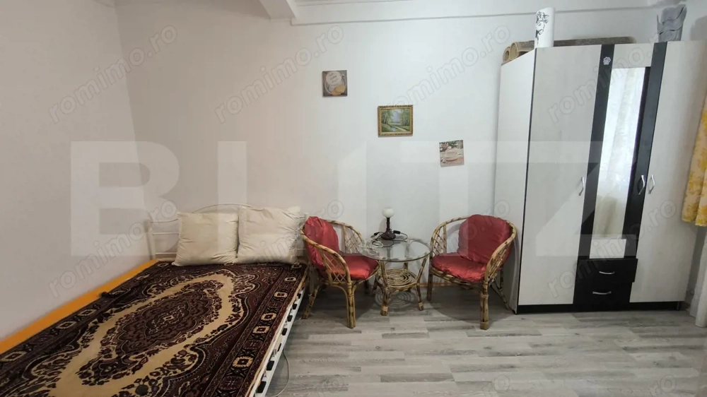 Garsoniera de inchiriat, 25mp, etaj 1, zona Burdujeni Gara.