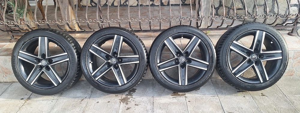 Set 4 Jante Aluett 17" (5x100) + Anvelope Michelin Pilot Sport 4