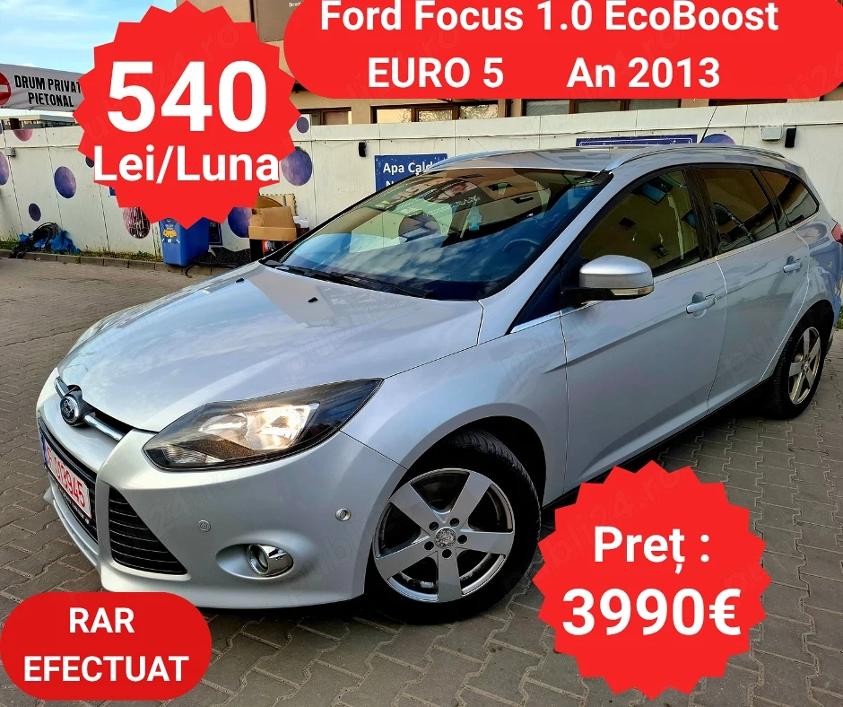Ford Focus 1.0 EcoBoost Titanium - RATE de la 540 Lei pe Luna