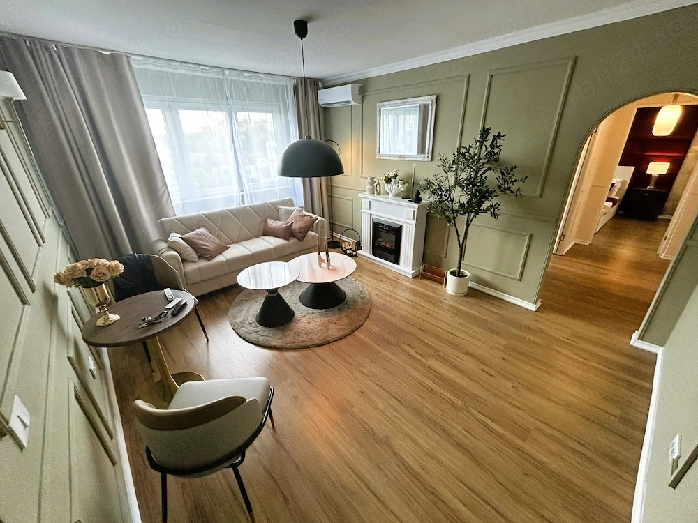 3 Cam-Cetatii-5 Min Centru-Mobilat Lux-Balcon-Centrala-Boxa-54 MP-128.000 Euro !