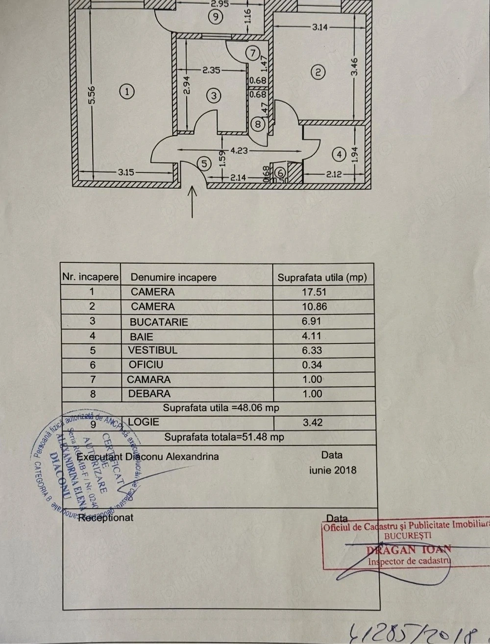 Apartament 2 camere Calea Mosilor