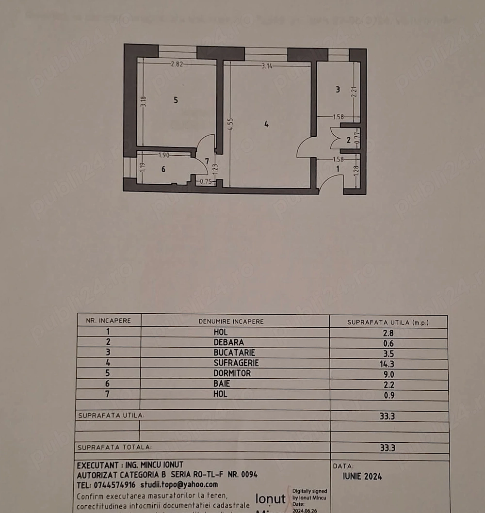Vând apartament 