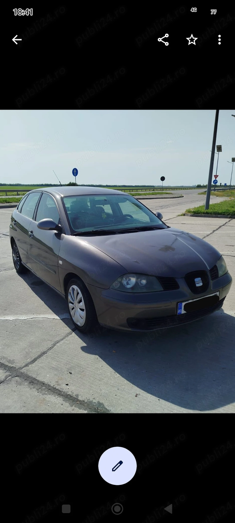 Seat,,2003,,1.4,, euro 4,, Acte la zi 