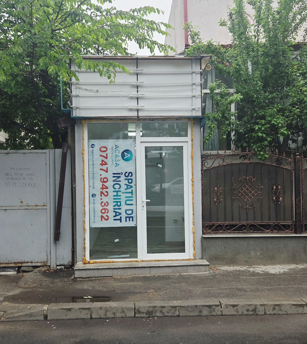 Spațiu comercial de închiriat   zonă ultracentrală Galați