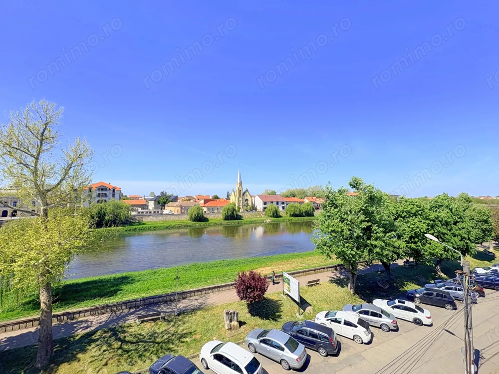 4 camere, suprafata generoasa, vedere panoramica spre raul Timis