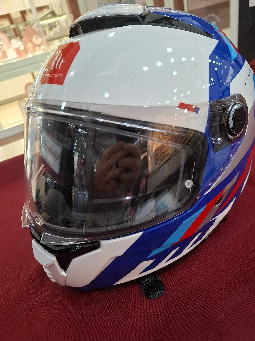 Casca MT Thunder 4 SV ca nouă,  cu pinlock montat