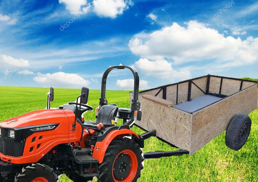 Construiesc la comandă remorcă agricolă pentru, TRACTOR,  MOTOCULTOR, ATV 