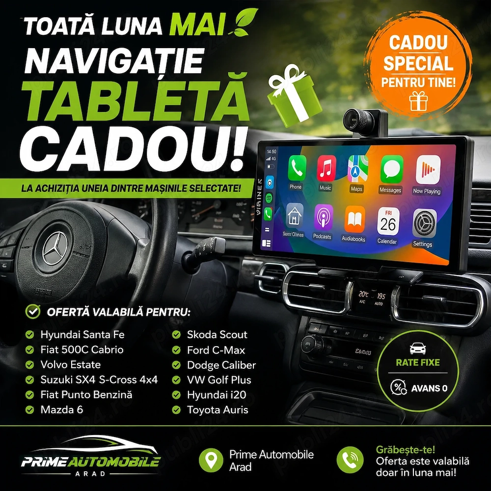 Hyundai SantaFe 4x4 Piele neagra Navigatie cadou