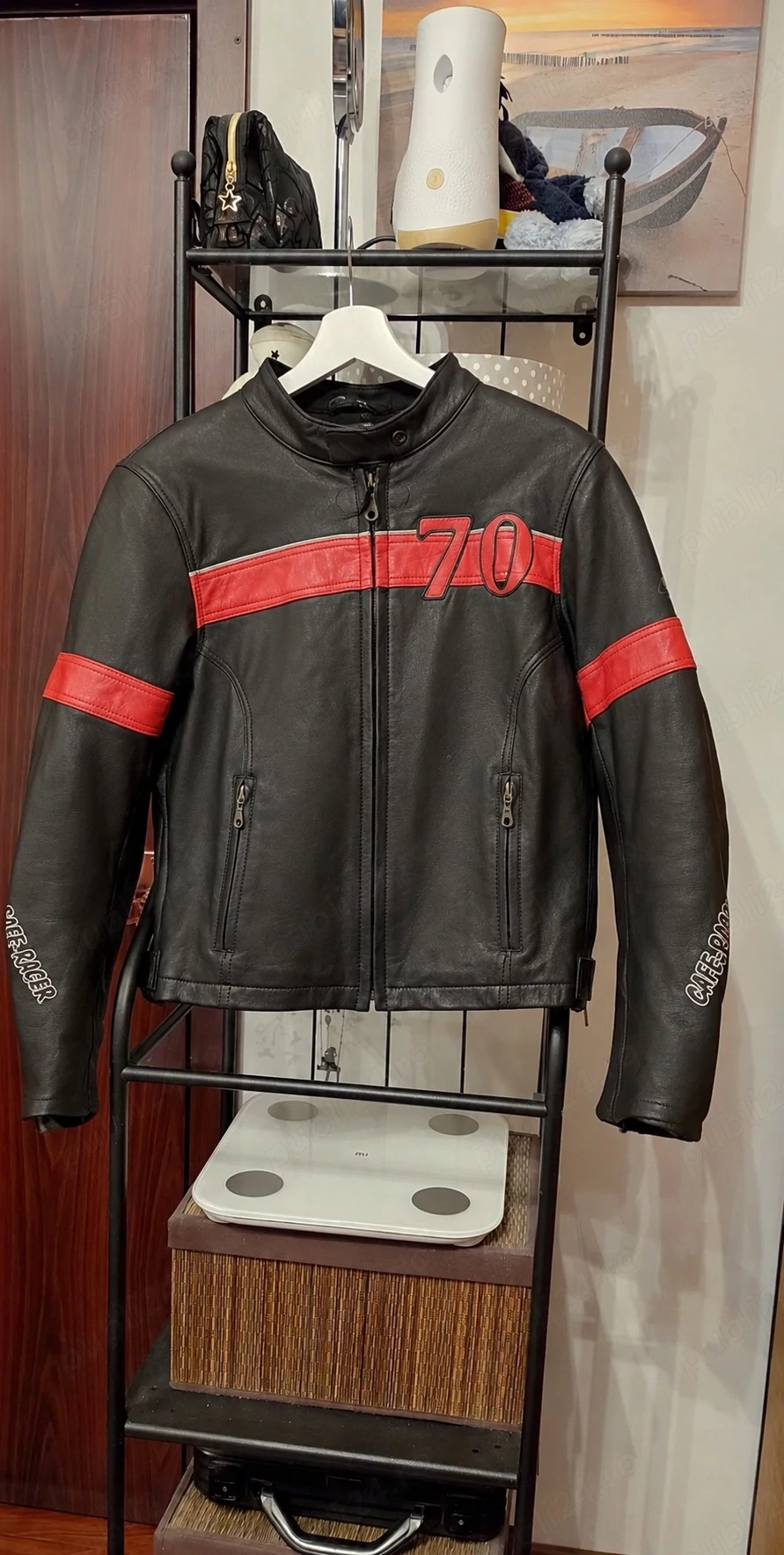 Geaca moto dama piele naturala impecabila