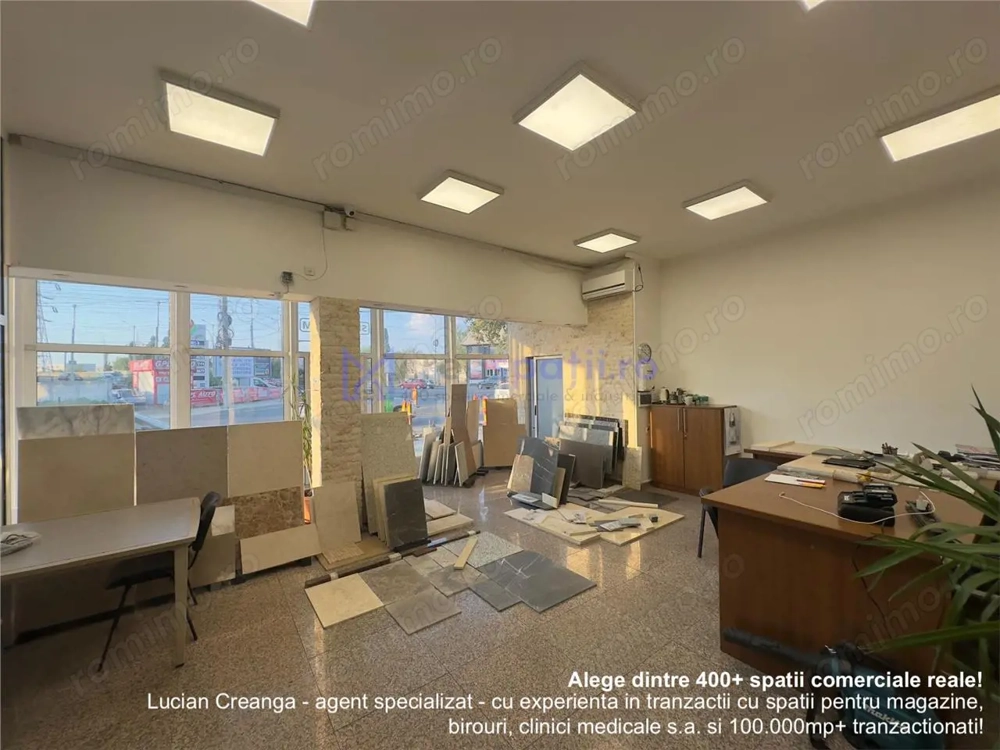 Spatiu comercial intersectie sos. Bucium Poitiers, de la 84mp la 400mp
