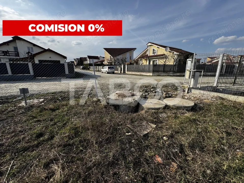 COMISION 0 Teren intravilan de 501 mp PUZ si utilitati Sura Mica Sibiu