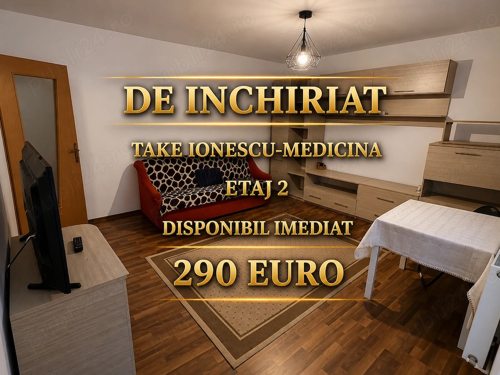 Take Ionescu-Medicina | Etaj 2 | Decomandat | Disponibil imediat!!